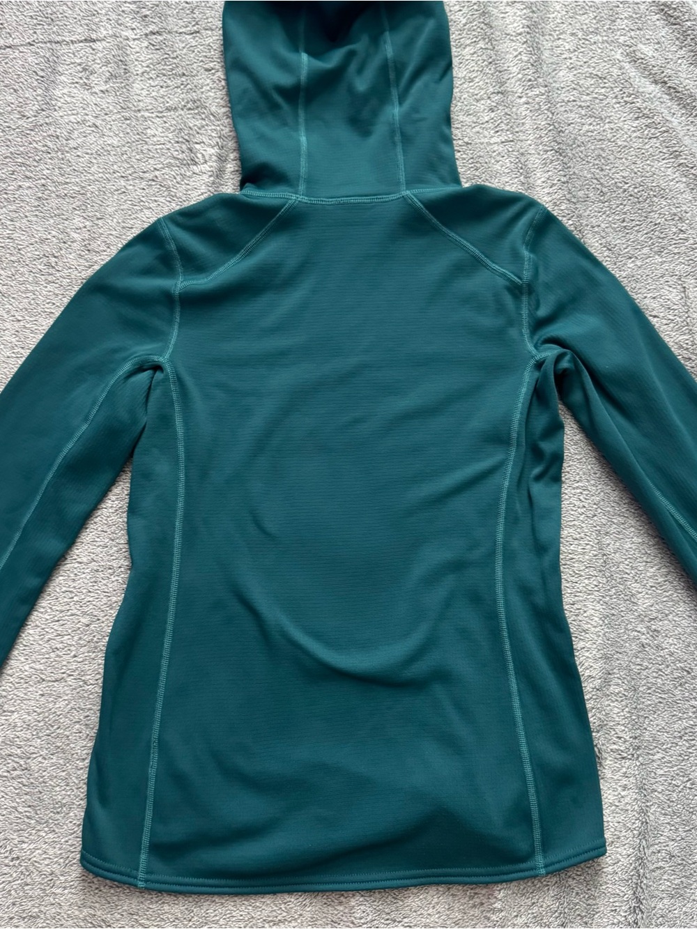 L.L. Bean Women's Teal Hooded Pullover - Picture 5 of 5